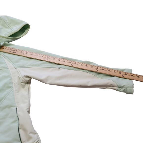 Denali Size Medium M OutDoor Light Mint Jacket Heavy Zipper Winter Stylish - Picture 5 of 16
